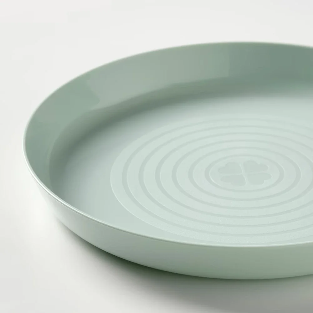 Lot of 6x IKEA KALAS Stackable Kids Plates Mixed Pastel Colors Polypropylene NEW